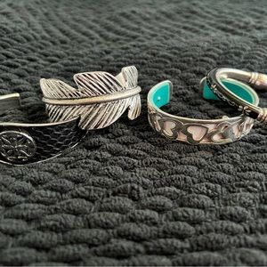 Four bracelets- 2 are Rustic Cuff and 2 are Brighton